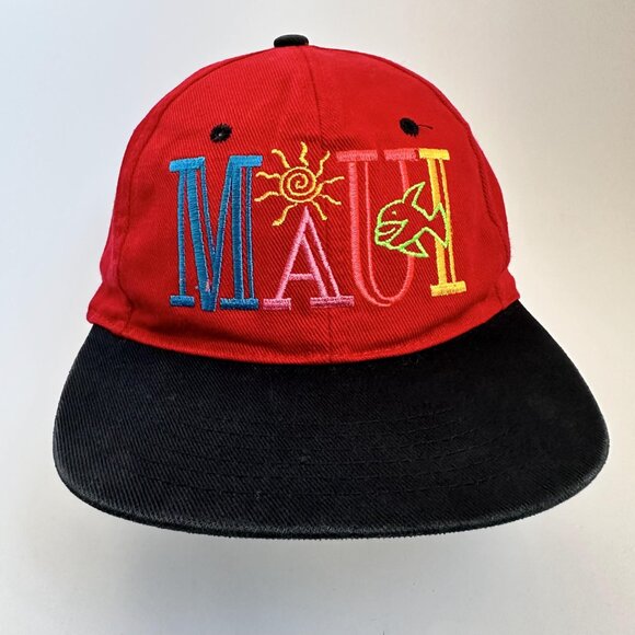 Vintage Maui Hawaiian Headwear Baseball Hat Snapback Cap Surfing 90’s - Picture 4 of 9